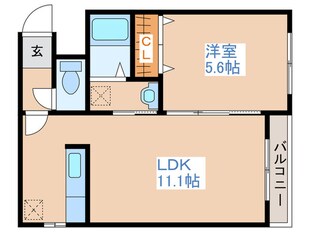 メゾン・ド・ルポ南平岸の物件間取画像